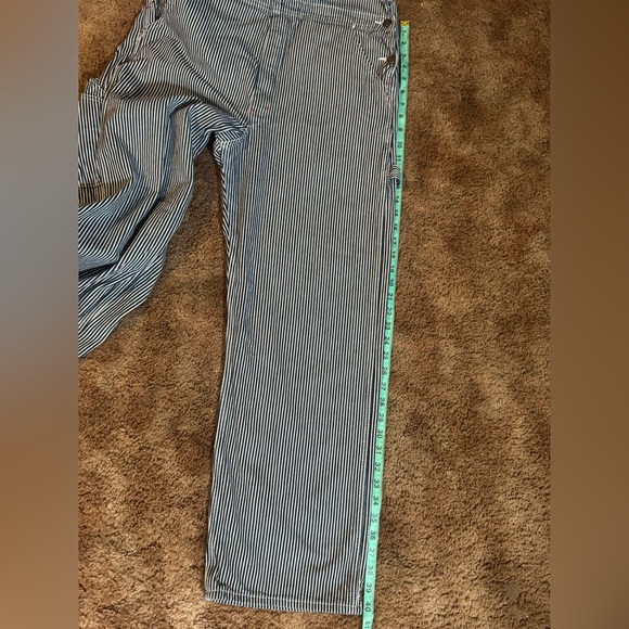 Vintage Dickies Striped Blue Overalls - Picture 10 of 11